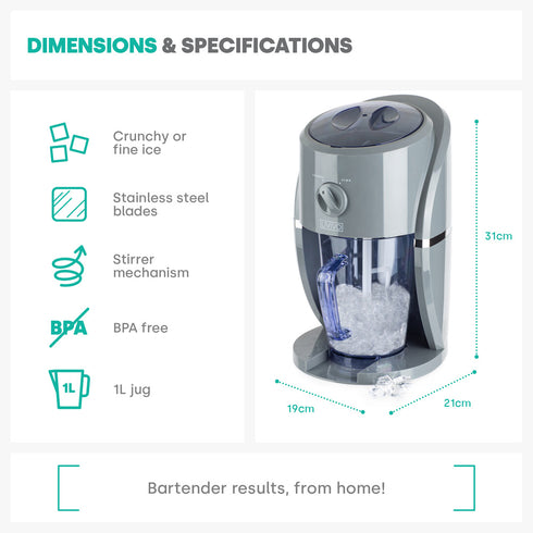 Electric Ice Crusher - Grey