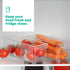 Fridge Storage Medium Containers Set of 2