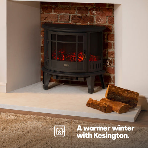 Kensington Electric Fireplace - Black