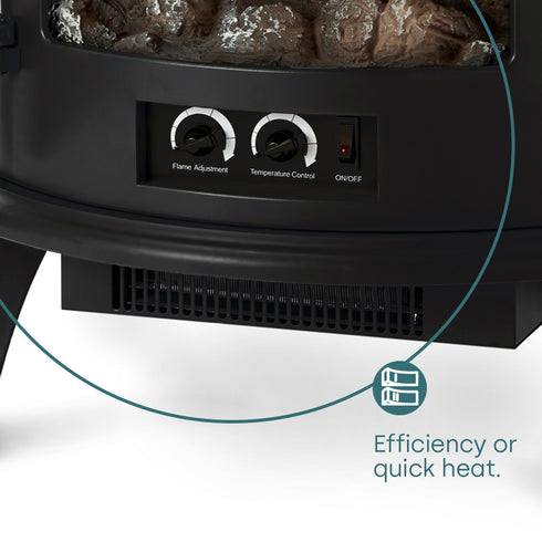 Kensington Electric Fireplace - Black