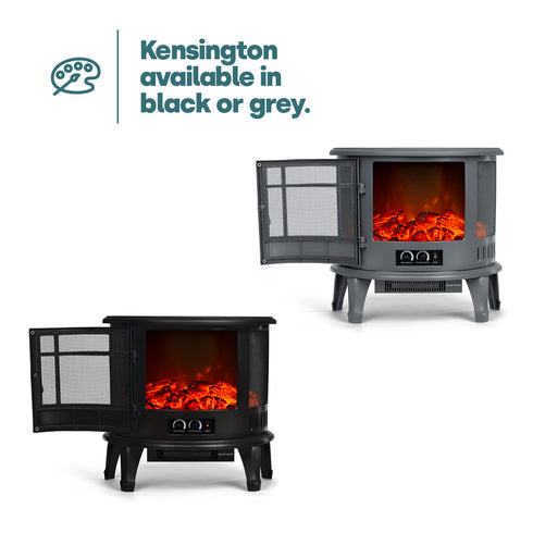 Kensington Electric Fireplace - Black