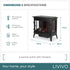 Chiswick Electric Fireplace - Black