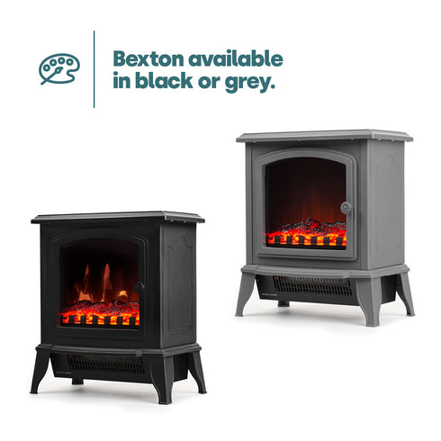 Bexton Electric Fireplace - Black