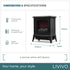 Bexton Electric Fireplace - Black
