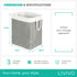 Mara Laundry Hamper - Grey
