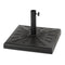 19kg Square Resin Parasol Base - Black