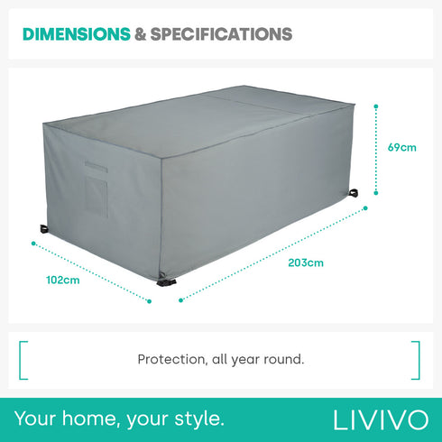 Rectangle Patio Table Cover