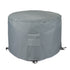 Heavy Duty Round Garden Table Cover - Grey