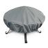 Round Fire Pit Cover - Grey