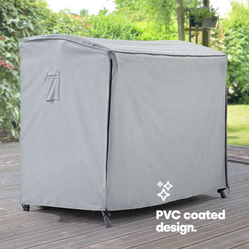 Deluxe 3-Seater Garden Swing Cover - Grey