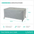 Outdoor Table Cover - Grey