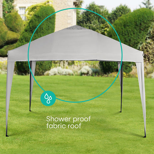 3x3m Garden Gazebo - Grey
