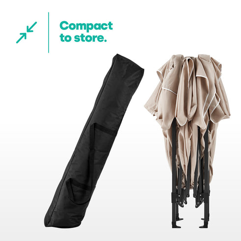 3x3m Garden Gazebo - Beige