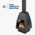 Seville Iron Chiminea - Black