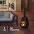 Seville Iron Chiminea - Black