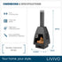 Seville Iron Chiminea - Black