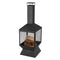Palma Iron Chiminea - Black