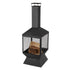 Palma Iron Chiminea - Black