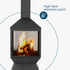 Palma Iron Chiminea - Black