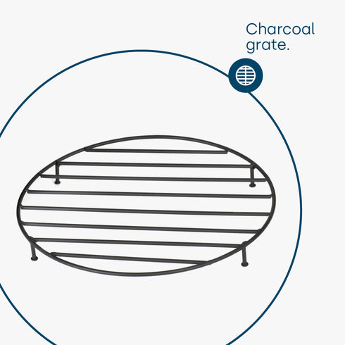 Camino Chiminea with Log Store - Black