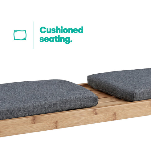 Bamboo Shoe Storage Bench