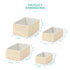 Paper Rope Woven Baskets, Set of 4 - Natural