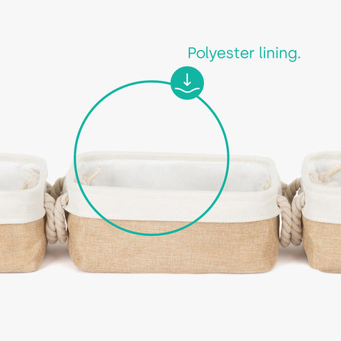 Mara Basket Set - M / Beige