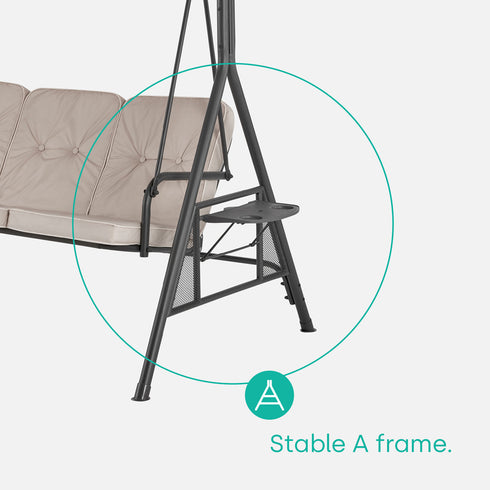 Florence Garden Swing Seat - Beige