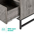 Herringbone Side Table - Grey