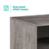 Herringbone Side Table - Grey