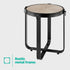 Kori Manchurian Ash Side Table