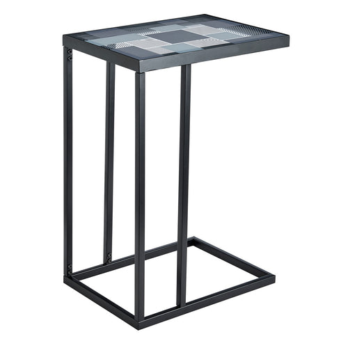Kavic Glass Sofa Side Table