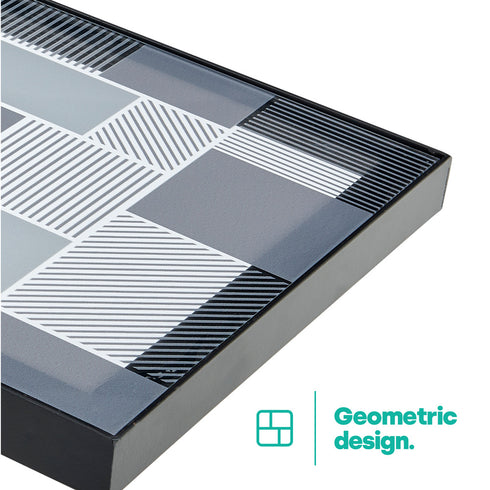 Kavic Glass Sofa Side Table