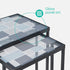 Kavic Glass Nested Tables
