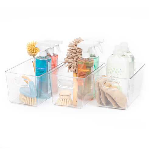 Clear Storage Tubs 3 Pack - Medium