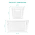 Clear Storage Tubs 3 Pack - Medium