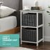 Habi 2 Drawer Storage Unit - Grey