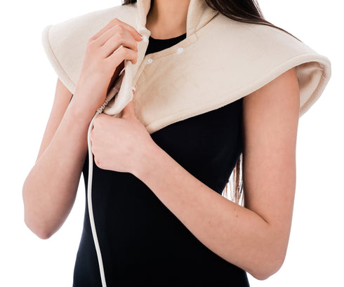 Heated Neck and Shoulder Collar - Beige