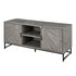 Herringbone TV Unit - Grey