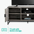 Herringbone TV Unit - Grey