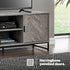 Herringbone TV Unit - Grey