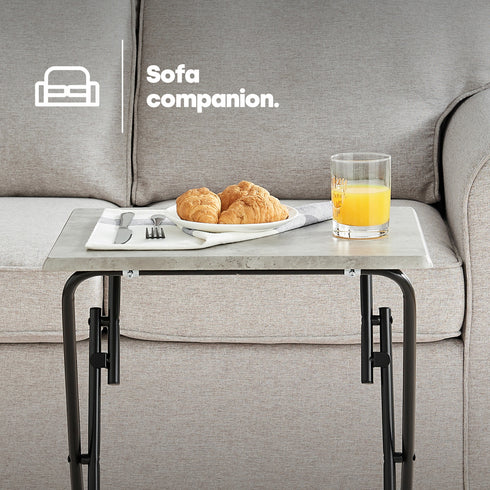 Folding Tray Table - Concrete