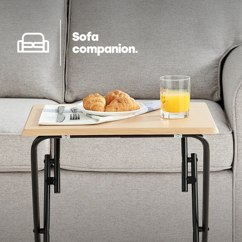 Folding Tray Table - Maple Wood