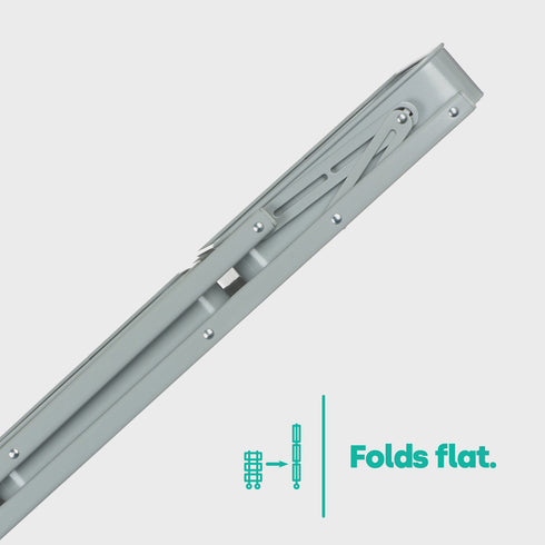 3-Tier Foldable Trolley - Grey