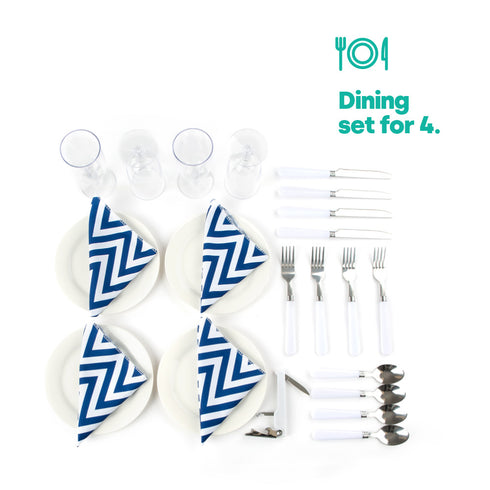 Katrine 4-Person Woven Picnic Basket