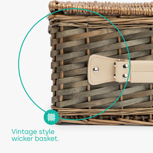 Lomond 4-Person Wicker Picnic Basket