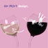 Tipsy Wine Glasses - Set of 2