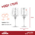 Mr & Mrs Wine Glass Set