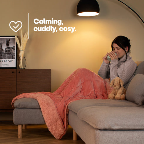 Weighted Double Blanket - Pink