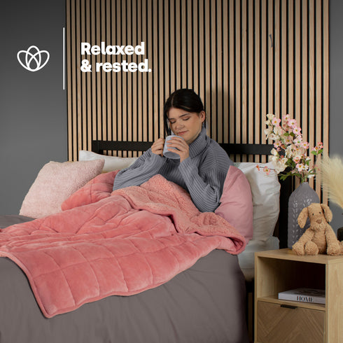 Weighted Double Blanket - Pink